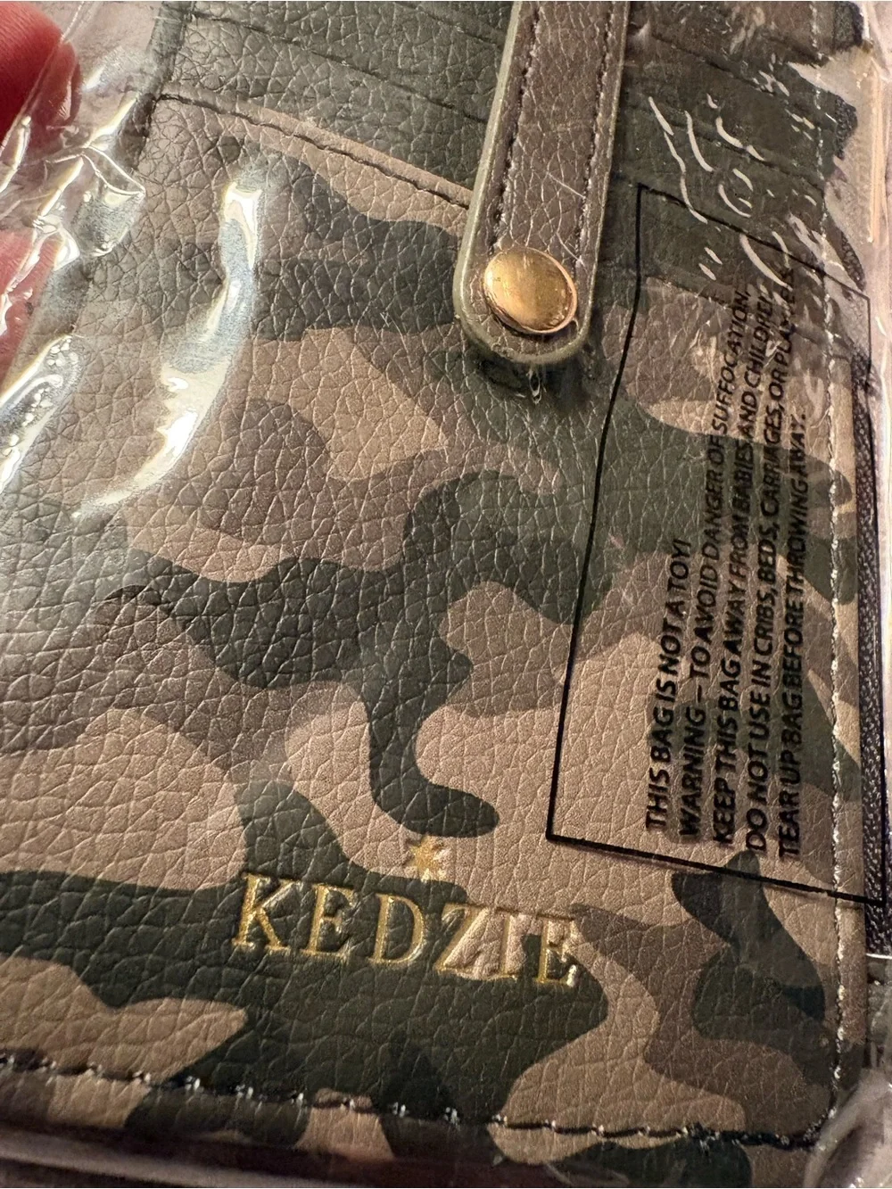 Kedzie Essentials Slim Card Wallet Camo Minimalist Camouflage Organizer